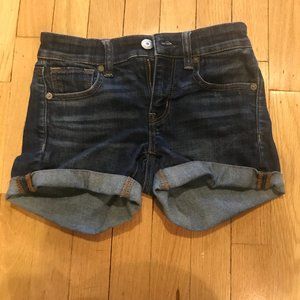American Eagle Dark Wash Jean Shorts Size 0